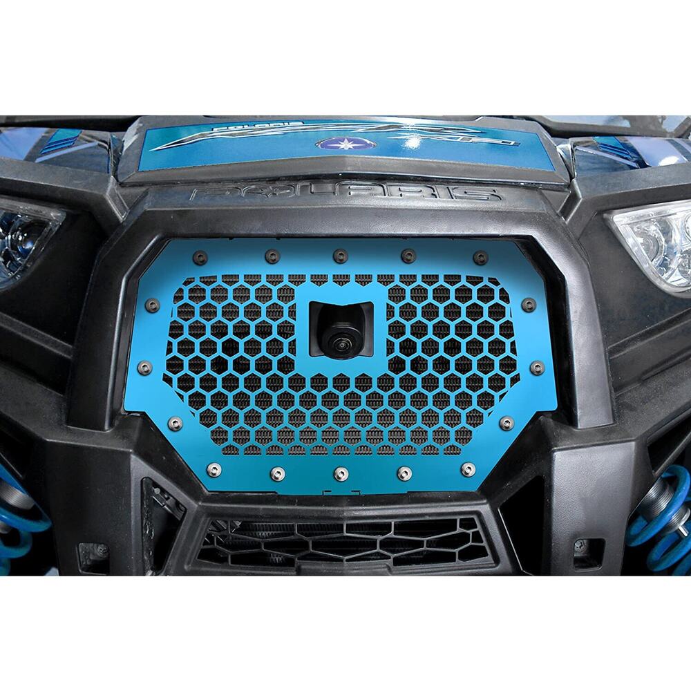 300 Industries Steel Grille Replacement Polaris RZR XP 1000 Ride Command Blue‎